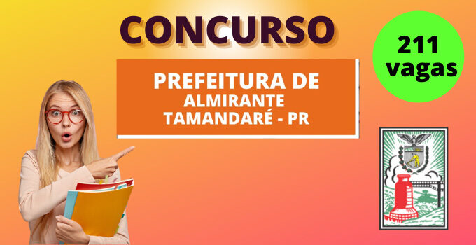 Concurso Prefeitura de Almirante Tamandaré (PR) Tem Edital Divulgado com 211 Vagas de Até R$10 mil; Veja Detalhes