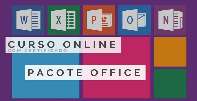 Cursos gratuitos do pacote office: Excel, Word e PowerPoint com direito a emissão de certificado