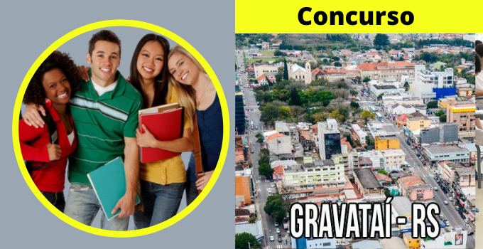 Concurso Gravataí RS está com as inscrições abertas com remuneração inicial de até R$14Mil; Confira