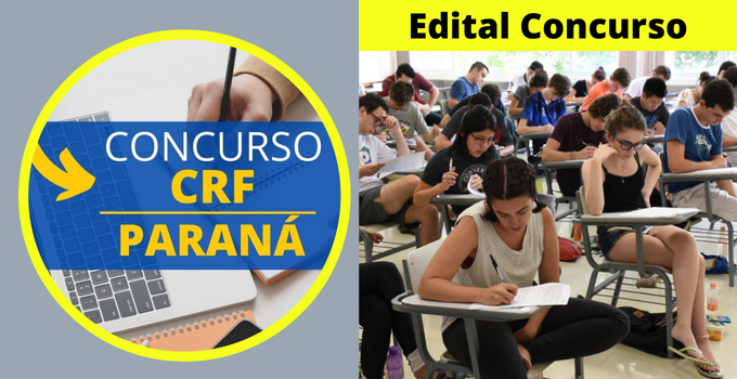 Edital do concurso CRF PR é divulgado com iniciais de até R$8,2Mil; Confira