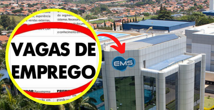 EMS divulga novas vagas de emprego para municípios de São Paulo e Minas Gerais