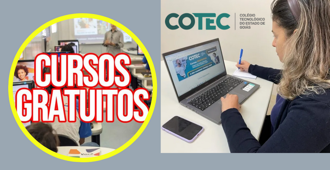 Colégios Tecnológicos do Estado de Goiás (Cotecs) abre inscrições para 235 cursos gratuitos com certificado