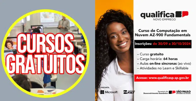 Curso Gratuito em Computação em Nuvem: Governo de SP e Microsoft Abrem Inscrições